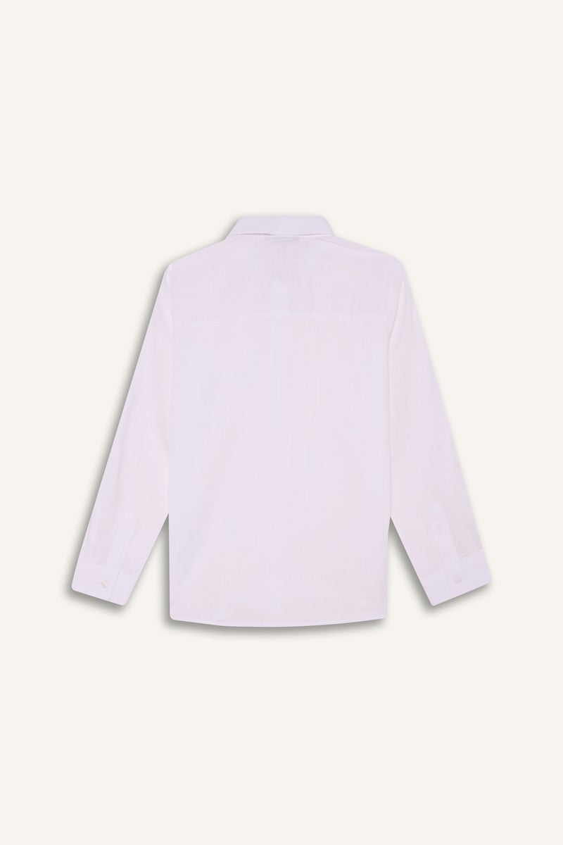 ديفاكتو قميص بمظهر كتان أولادي - Image 3